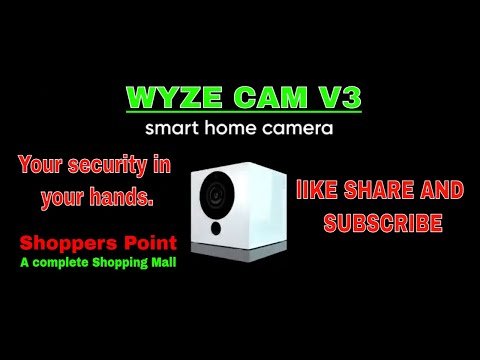 wyze cam v3 spotlight kit l wyze cam v3 unboxing l wyze cam v3 night vision l shoppers point