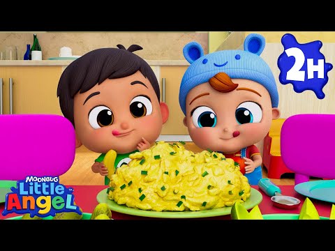 My Favourite Fruit 🍎 | Little Angel | Fun Kids Songs | Nursery Rhymes