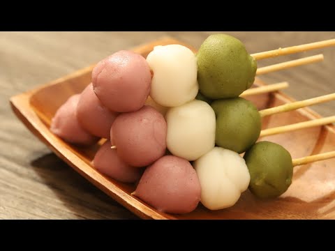 For cherry blossom viewing! How to make three color dumplings