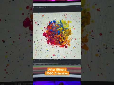 After Effects Particle Logo Animation #afterefects #tutorial #aftereffect