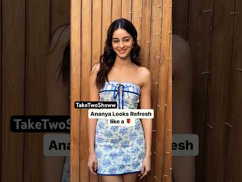 Ananya Pandey In White Short Dress| #ananyapandey #ananyapanday #fashionicon #howtostyle