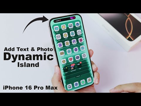 How to Add Text or Photo to Dynamic Island on iPhone 16 & 16 Pro Max