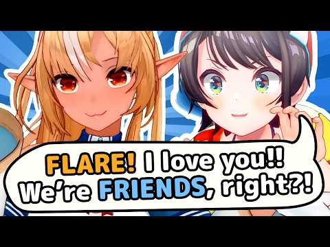 Flare & Subaru's High Energy Chitchat Explodes into Laughter [Shiranui Flare/不知火フレア]