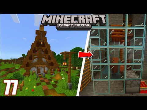 NOVA FARM de VILLAGER!! - Minecraft Survival 1.20 #77 (Minecraft Bedrock)