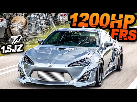 1200HP 1.5JZ Widebody FRS - "Baby Supra" SCREAMS 50PSI! (6 Year Build Transformation)