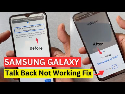 Samsung FRP Bypass Talk Back Not Working Problem Fix