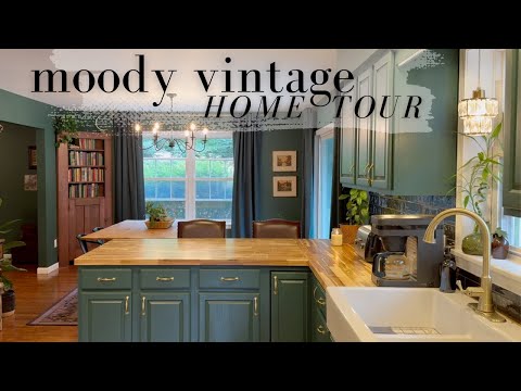 Dark Academia Home Tour | Moody Vintage Old World Charm