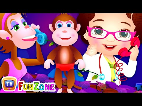 Five Little Monkeys Jumping On The Bed - Part 1 – ChuChu TV Funzone Nursery Rhymes for Kids