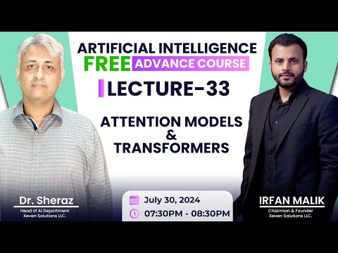 Lecture 33 |  AI Advance Course