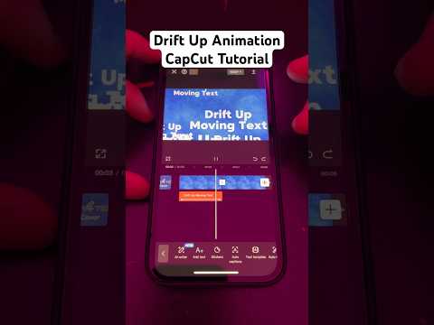 How to Make TEXT DRIFT UP in CapCut Tutorial (1/3/24)