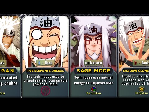 Every Jiraiya Jutsus Shown in Anime