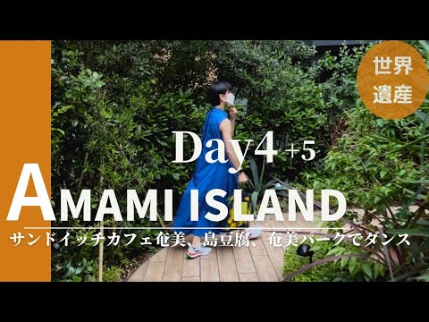 奄美大島Vlog Day4＋5｜サンドイッチカフェ奄美、島豆腐、奄美パーク、プライベートビーチ