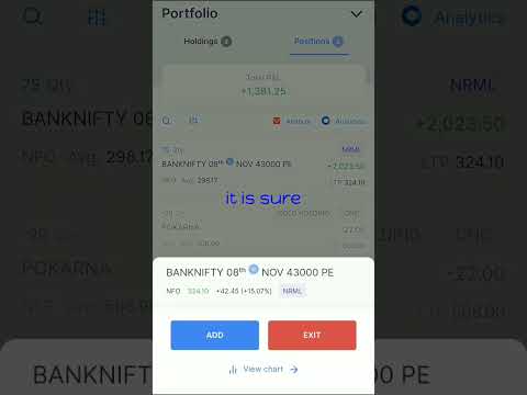 Option buying with low capital | live profit in bank nifty options |