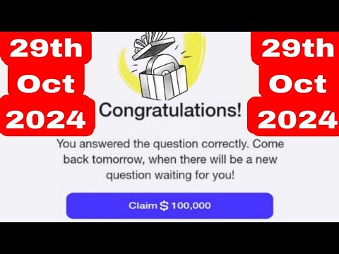 Today 29th October Time Farm Oracle Of Time Answer | Time Farm Daily Combo #timefarm #oracleoftime