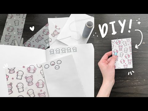 DIY Reusable Sticker Book | Using Vellum & Scraps