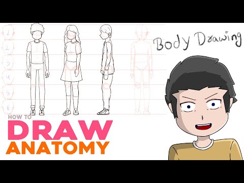 Anatomy Drawing for Beginners 101 Tutorial  Drawing Part   7