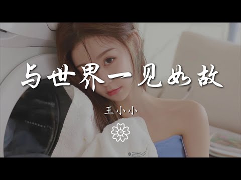 王小小 - 與世界一見如故『因爲你 我與世界一見如故』【動態歌詞Lyrics】