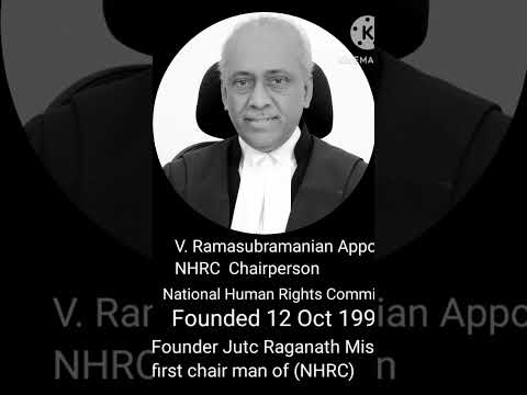 NHRC APPOINTED V ramasubramainam #currentaffairs #current #news #shotv#gk