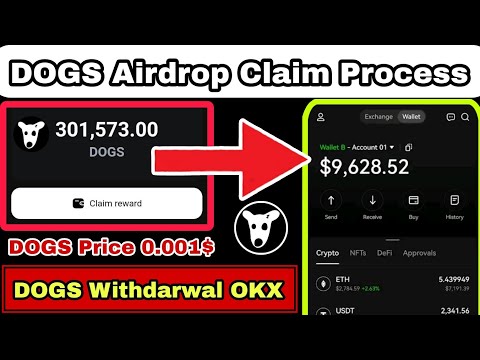 Dogs Airdrop Claim & Withdrawal |How To Claim DOGS Airdrop | Dogs Coin Live Withdrawal To OKX |#DOGS