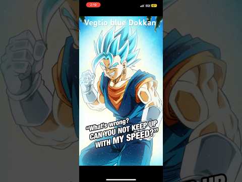 LR Goku Blue and Vegeta blue into vegtio ko screen