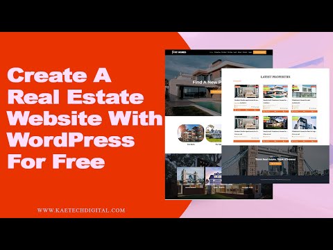 How to create a Real Estate Website With WordPress For Free