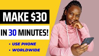 Earn $90+ Daily Doing this EASY Online Job on Your PHONE | Worldwide Phone Jobs From Home