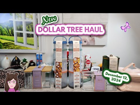 AWESOME DOLLAR TREE HAUL!  Exciting New Finds!! December 12, 2024