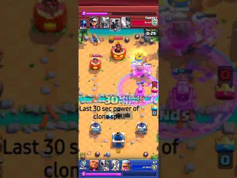 Justz4bun clash royal last 30 sec touch of victory ✌