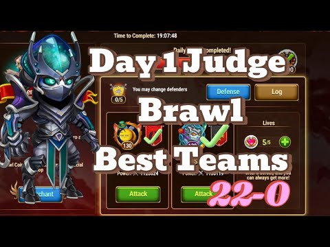 Best Judge Teams Hero Brawls Day 1 | Hero Wars: Dominion Era