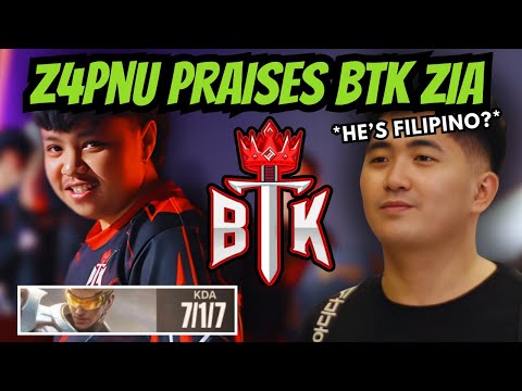 Former MSC Champ - Z4pnu Praises BTK Zia For His Performance In Game 2 Against Fnatic Onic PH