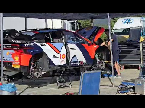 Test WRC Rally Acropolis 2024 Test Hyundai i20 Rally 1 Acropolis Rally 2024 Ott Tanak Test