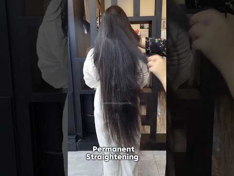 Permanent Hair Straightening rebounding #lashesbeautyparlour #rebounding