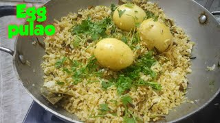 egg rice / egg pulao in telugu / anda pulao recipe / egg tawa pulao recipe in telugu