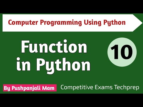 Lec - 5.1 Introduction to function | Function in Python in Hindi