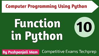 Lec - 5.1 Introduction to function | Function in Python in Hindi