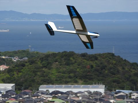 関西空港を見渡す大阪北風スロープソアリング