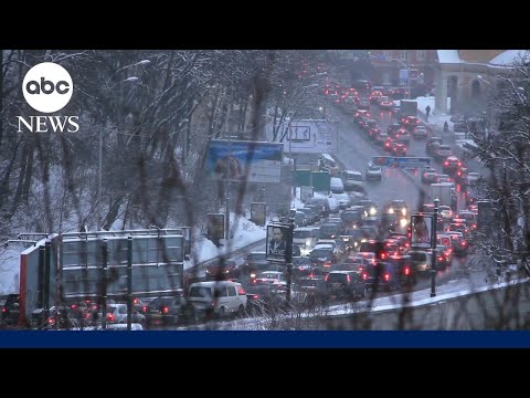 Arctic cold freezing the Northeast as Americans hit the airports and highways