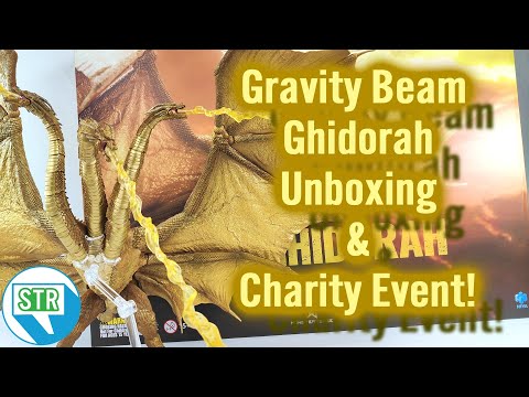 UNBOXING AND CHARITY~! Hiya King Ghidorah Gravity Beam Version