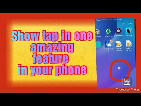 Show tap button in your device amazing option