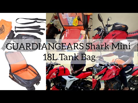 #Biketankbag #guarduangears  GUARDIANGEARS Shark Mini 18L