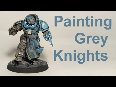 Як Розфарбувати Сірих Лицарів для Warhammer 40K. Grey Knights Painting