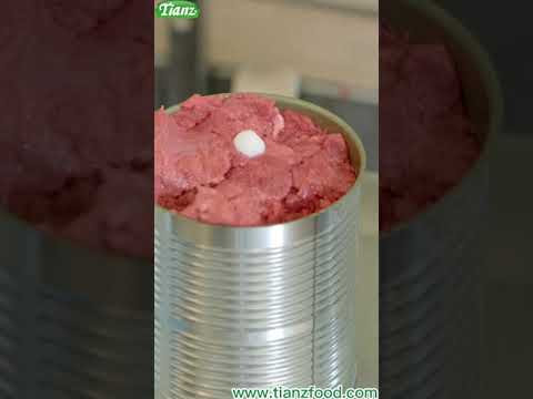 How canned meat is made! 🍖| Support OEM&ODM | Tianz Food Factory #making #factory #cannedfood #meat