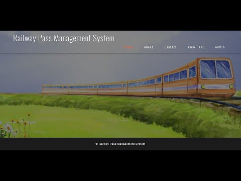 Railway Pass Management Software