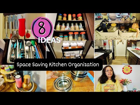 ✨8 Creative Kitchen Organization Tips For Small Space | Rental 🏠 Friendly