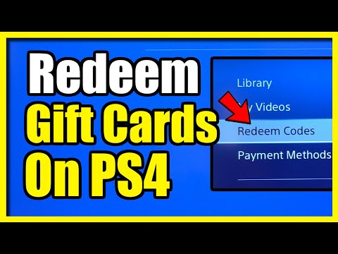 How to Redeem Gift Cards on PS4 Account (Easy Tutorial)