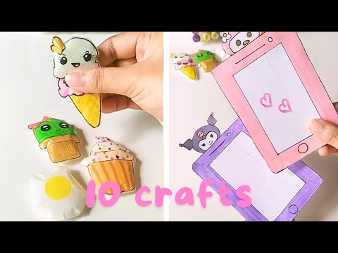 10 crafts ideas | easy craft ideas | how to make | miniature crafts | diy |paper craft | craft