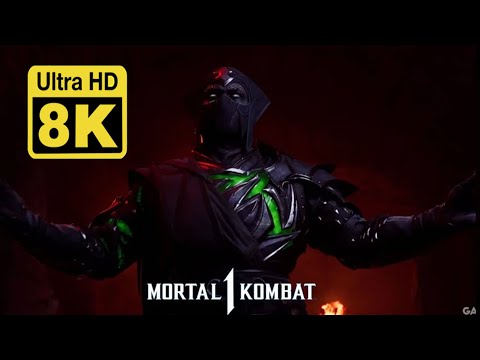 Mortal Kombat 1: Khaos Reigns – Official Noob Saibot Gameplay 8K (Remastered with Neural Network AI)