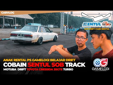 Cobain Sirkuit Sentul SOB Drift Park Pakai Mobil Tua Drifting - Toyota Cressida 3SGTE with Gamelogi