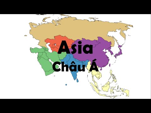 Asia- Tên Các Nước Châu Á