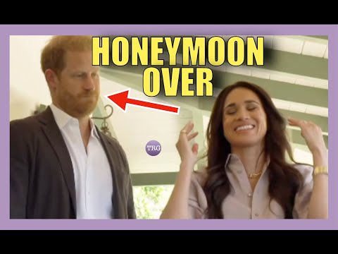 HONEYMOON OVER - Prince Harry Unable To Conceal His Disdain For The MeMe Show